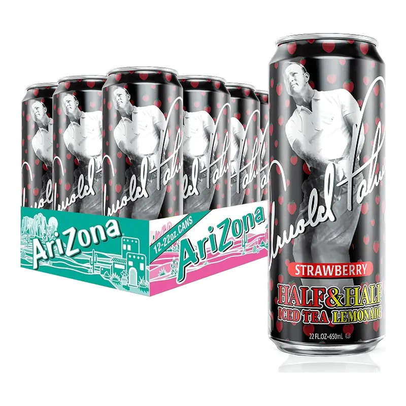 AZ STRAWBERRY HALF&HALF 24/22 oz cans