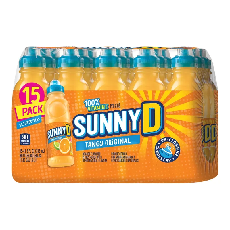 SUNNY D ORANGE TANGY 11.3OZ 15PK