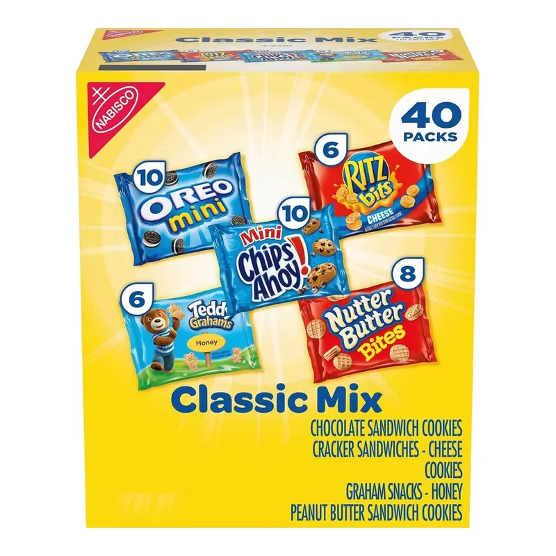 Nabisco Classic Mix Cookie & Cracker, Variety Pack, 40 pk.