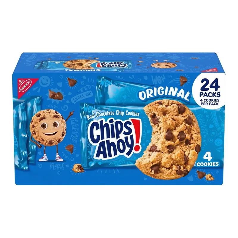 CHIPS AHOY! Chocolate Chip Cookies, Snack Packs 1.55 oz., 24 pk.