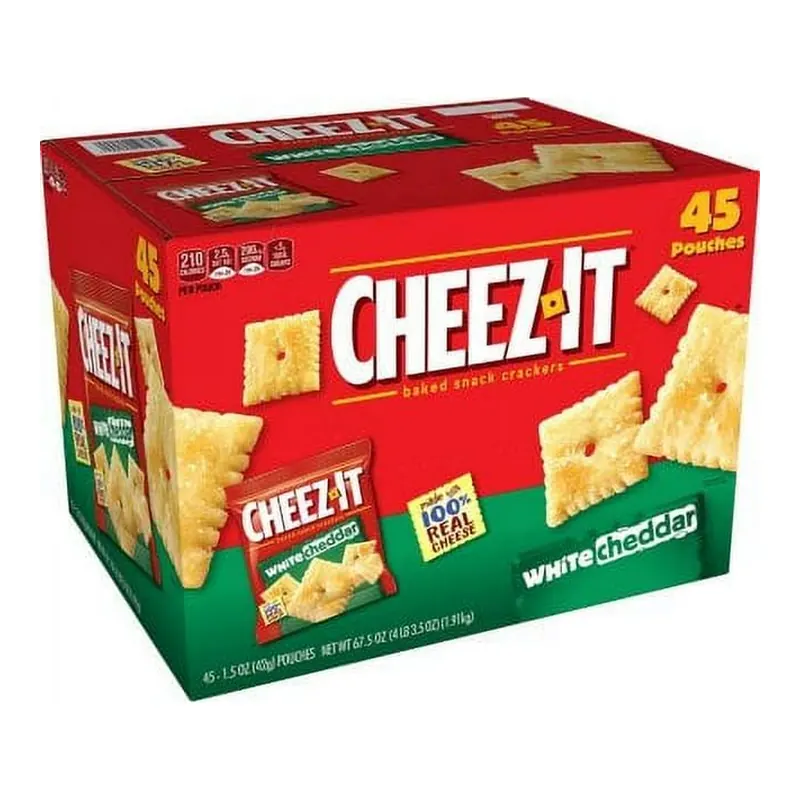 Cheez-It White Cheddar Snack Packs, 1.5 oz., 45 pk.