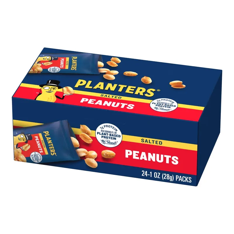 Planters Salted Peanuts, Single-Serve Packs, 1 oz., 48 pk.