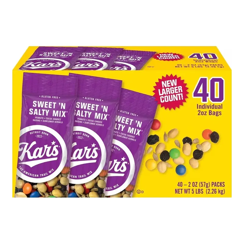 Kar's Sweet 'n Salty Trail Mix, 2 oz., 40 pk.