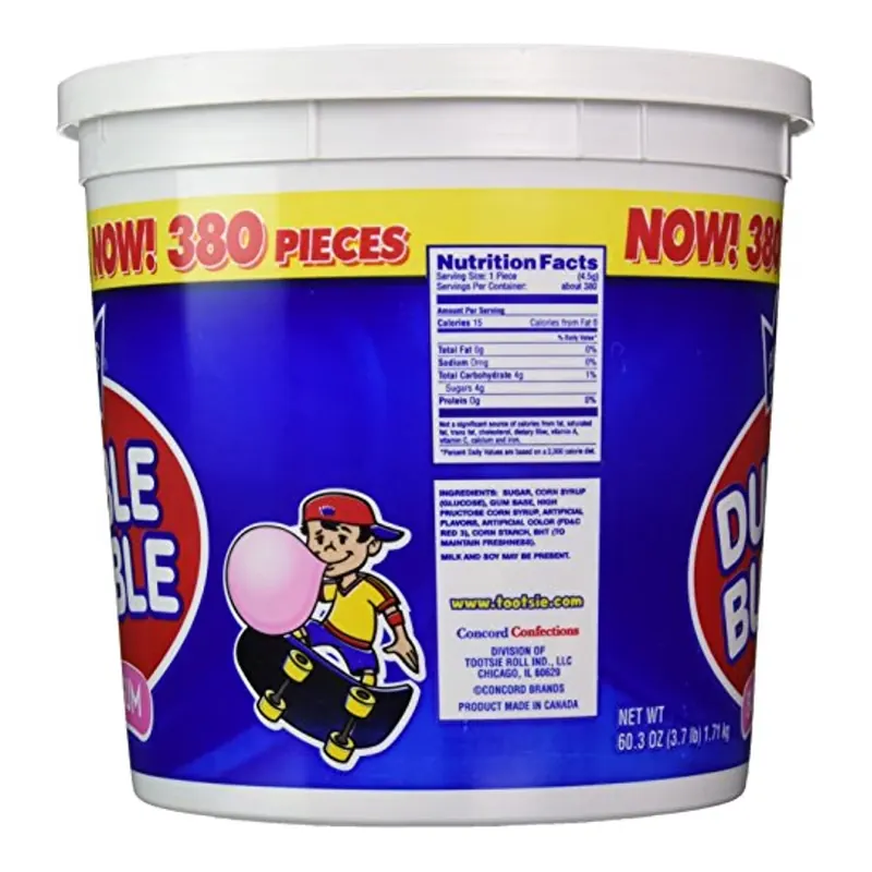 Dubble Bubble Bubble Gum, 380 pcs.