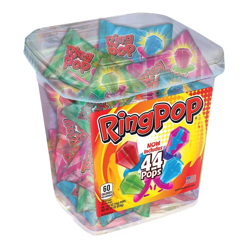 Ring Pop Variety Pack, 0.5 oz., 44 pk.