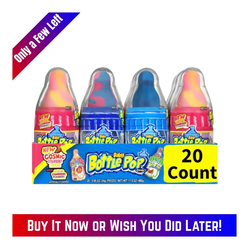 Baby Bottle Pop Variety Pack Candy, 0.85 oz., 20 ct.