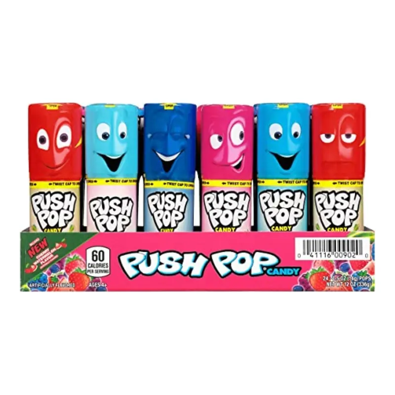 Push Pop Variety Pack Candy, 0.5 oz., 24 ct.