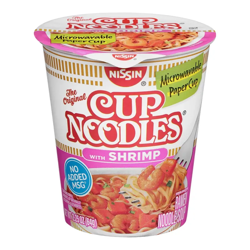 CUP NOODLE SHRMP 12 / 2.25 OZ