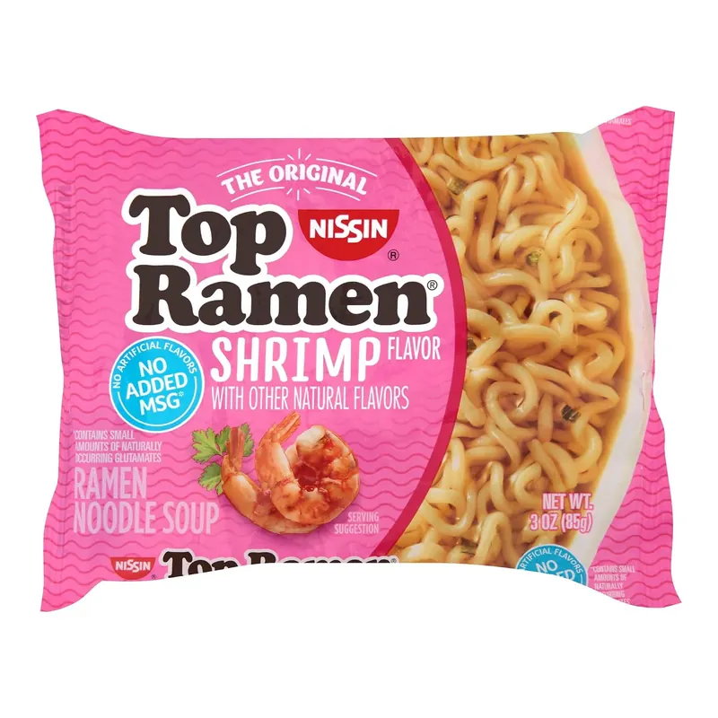 TOP RAMEN SHRMP 24 / 3 OZ POUCHES