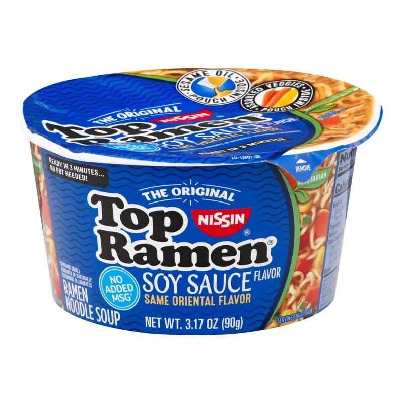 TOP RAMEN BOWL SOY SAUCE 6PK