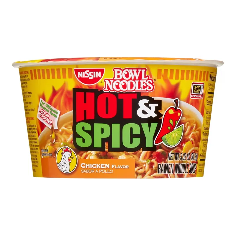 HOT & SPICY CHICKEN 6/3.32 OZ BOWLS