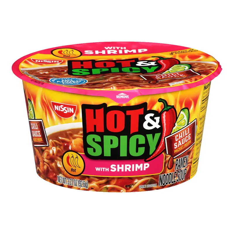 HOT & SPICY SHRIMP 6/3.32 OZ BOWLS