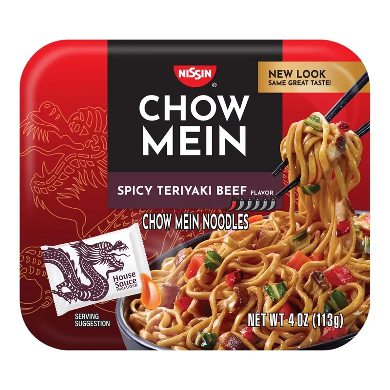 CHOW MEIN SPICY BEEF 8/4 OZ BOWLS