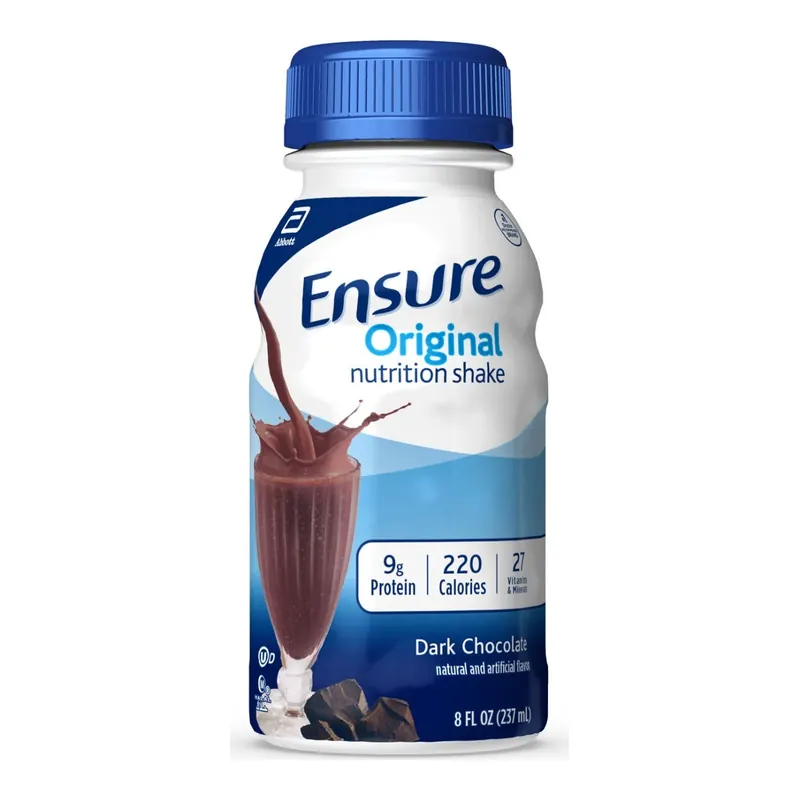 ENSURE CHOCOLATE 24/8 OZ BOTTLES