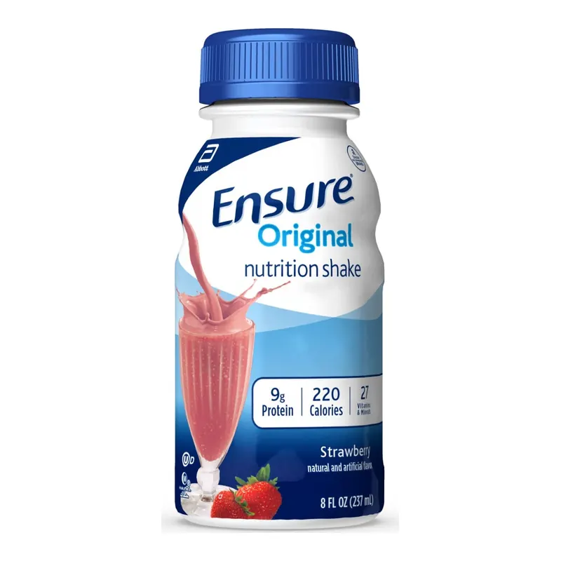 ENSURE STRAWBERRY 24/8 OZ BOTTLES