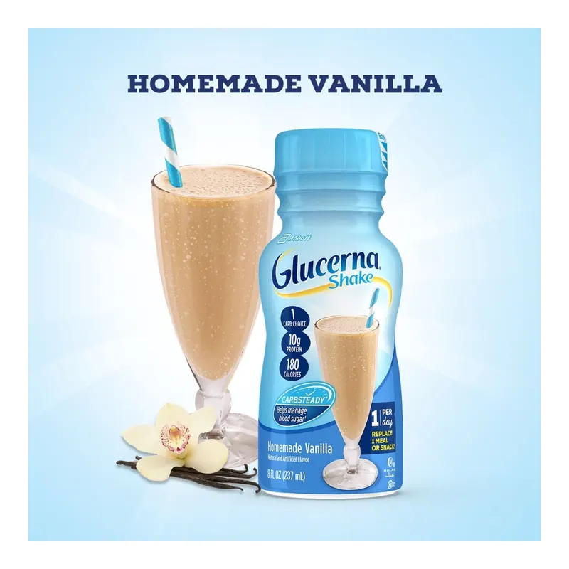 GLUCERNA VANILLA 24/8 OZ BOTTLES