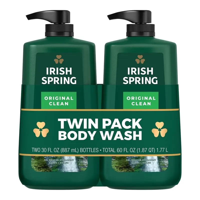 Irish Spring Body Wash for Men, Original Clean, 30 fl. oz., 2 pk.